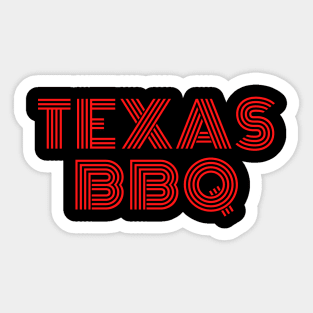 Texas BBQ Sticker